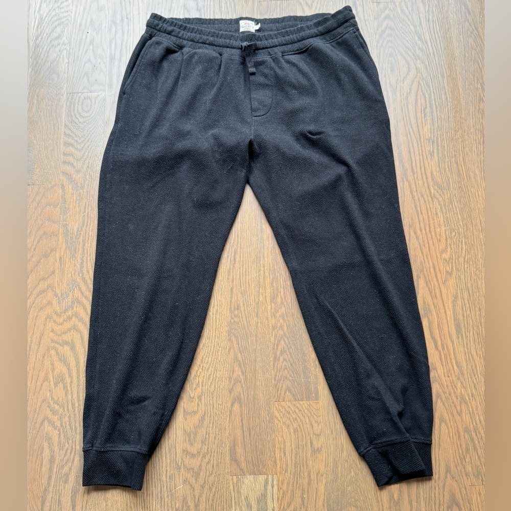 Faherty Sweater Joggers Heathered Black Twill Size XXL sweat pants - Picture 11 of 16